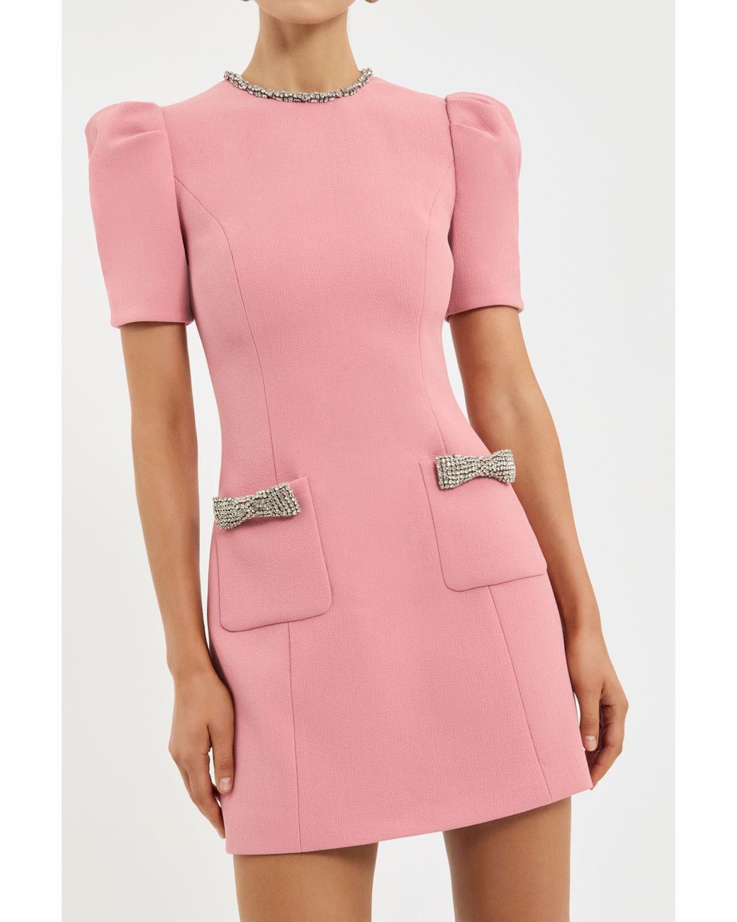 Rebecca Vallance Pink Nemy Mini Dress