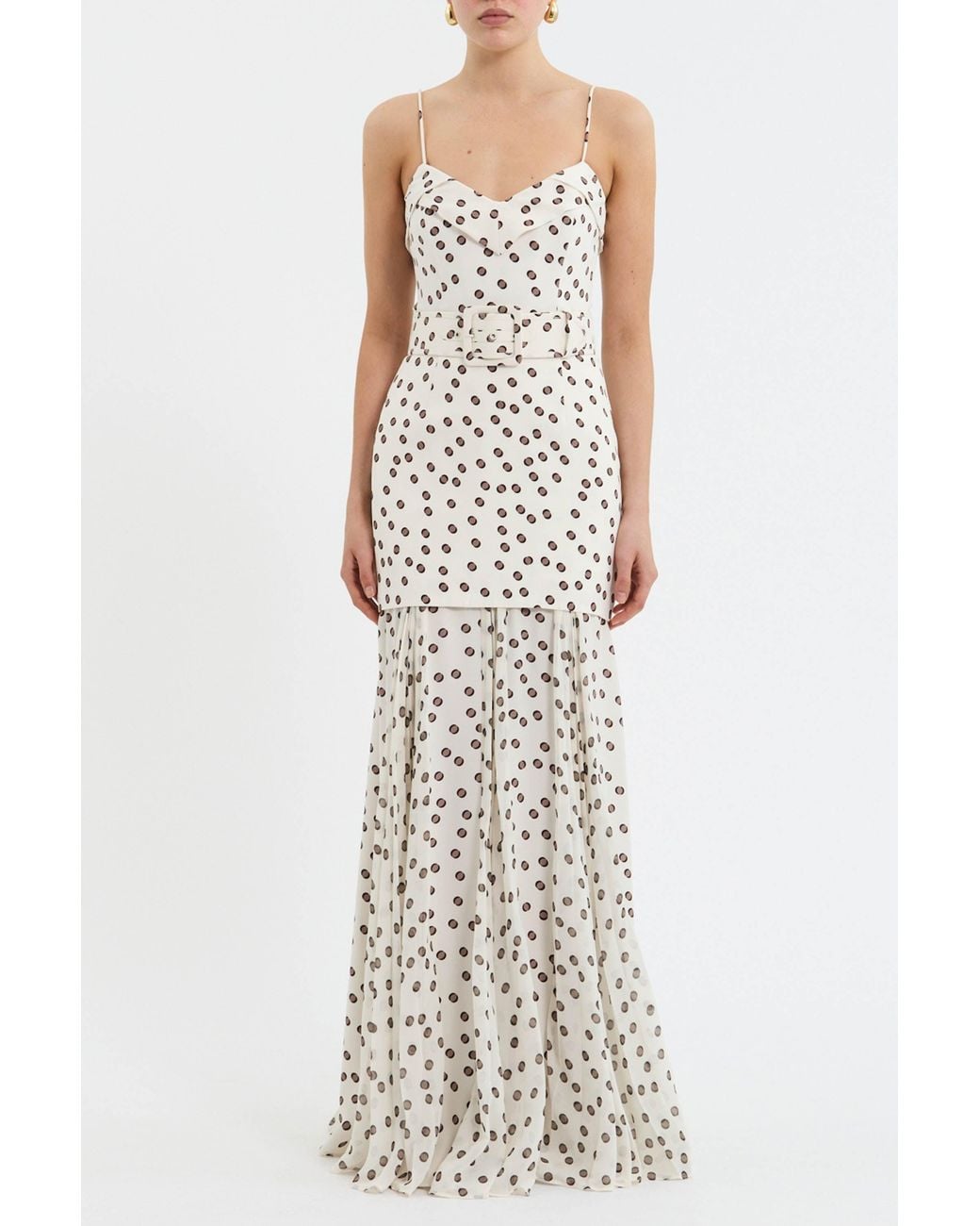 Rebecca Vallance White Candice Maxi Dress
