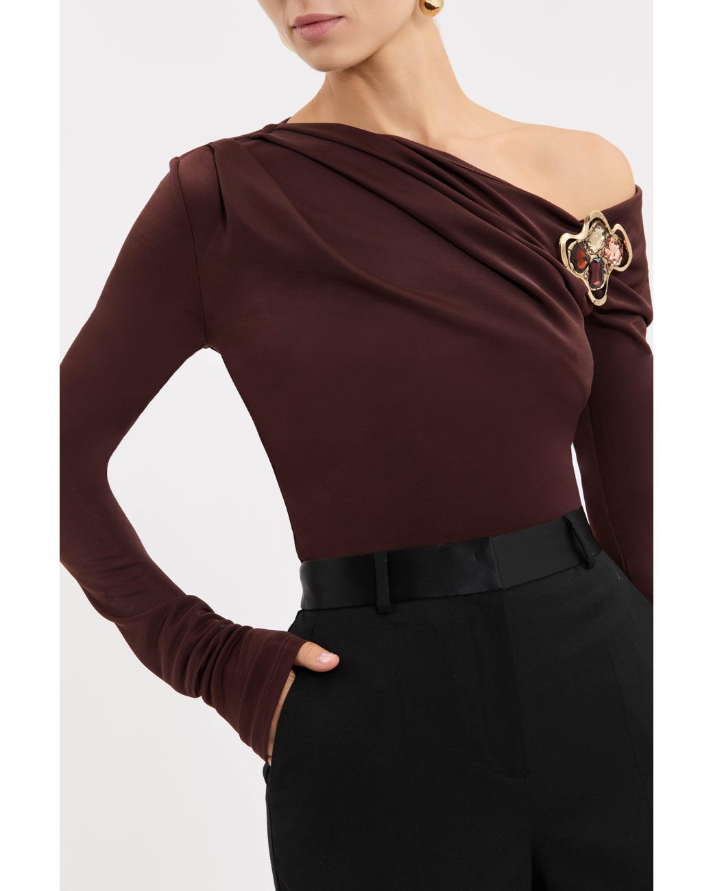 Rebecca Vallance Red Hazine Top