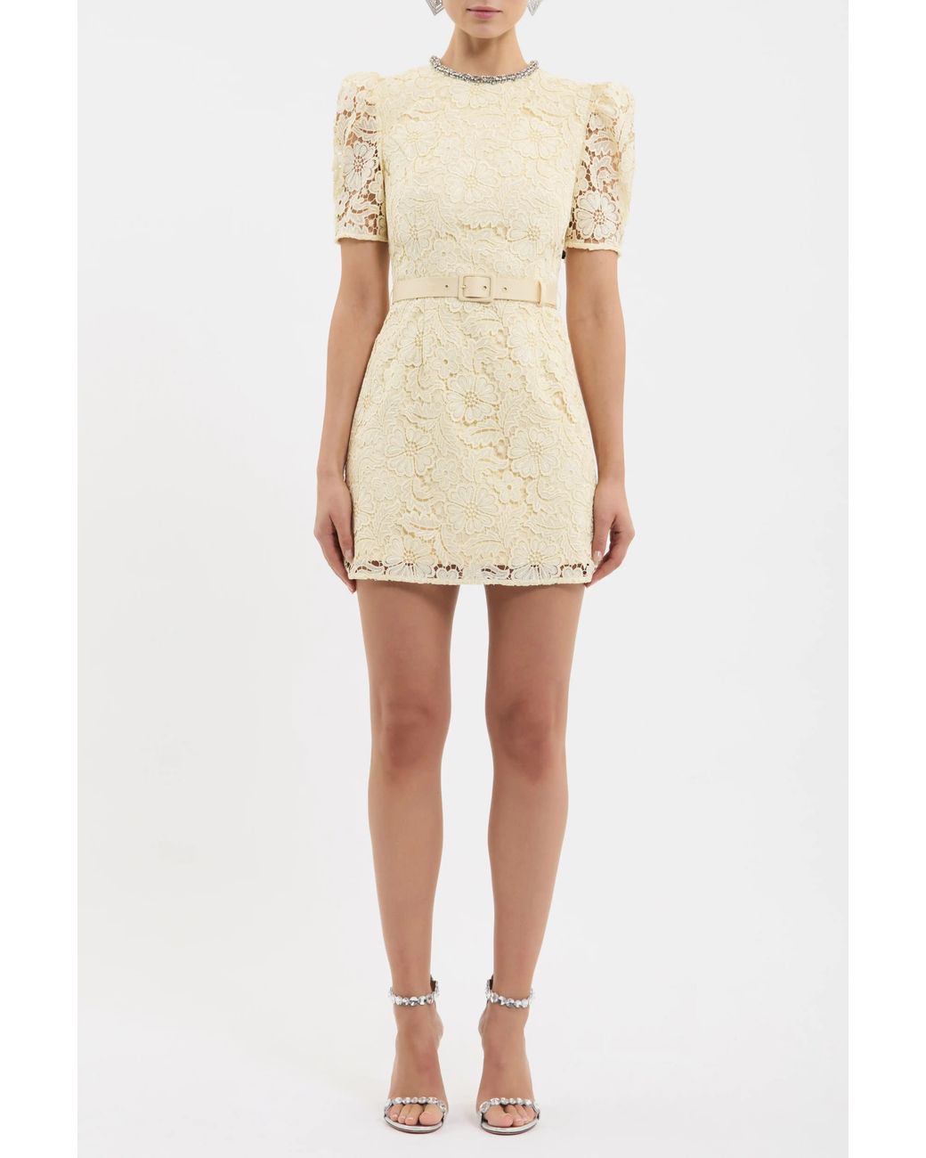 Rebecca Vallance Yellow Citrine Mini Dress