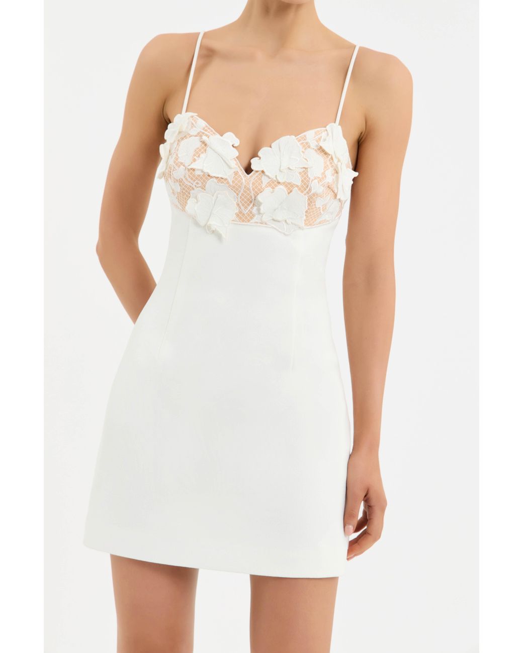 Rebecca Vallance White Parrish Mini Dress