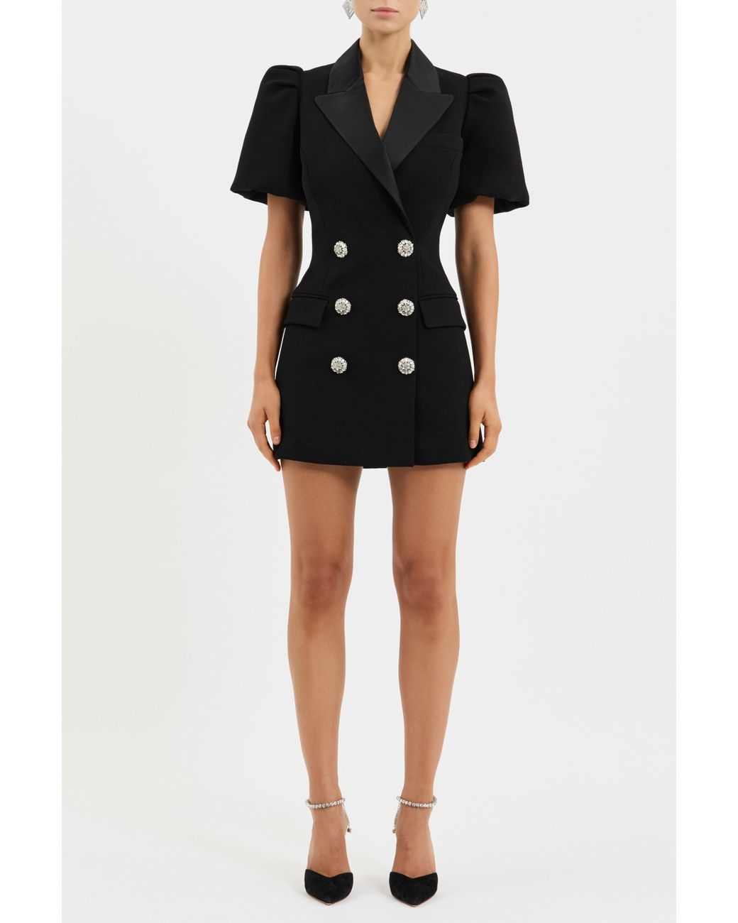 Rebecca Vallance Black Zendaya Mini Dress