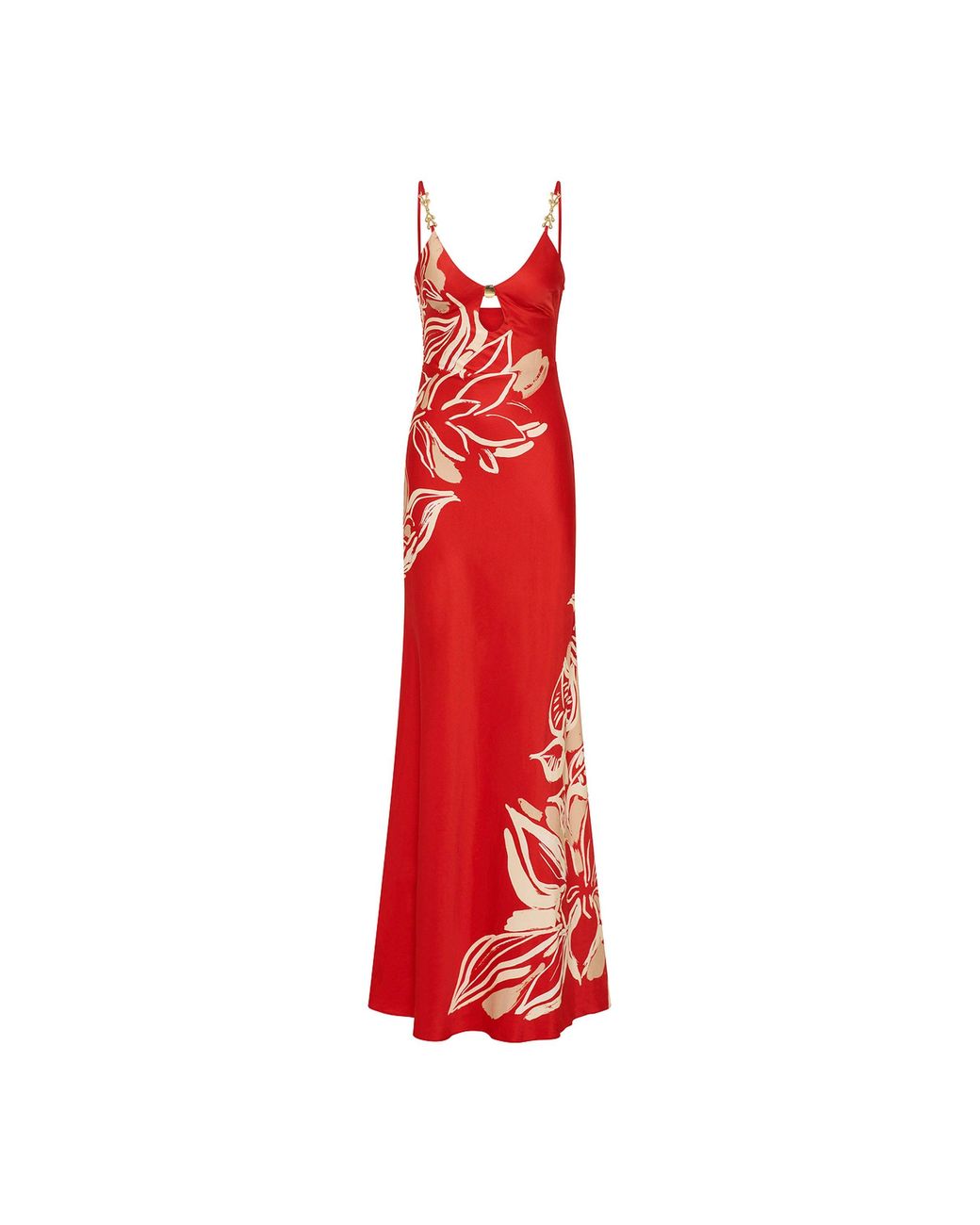 Rebecca Vallance Red Tallara Maxi Dress
