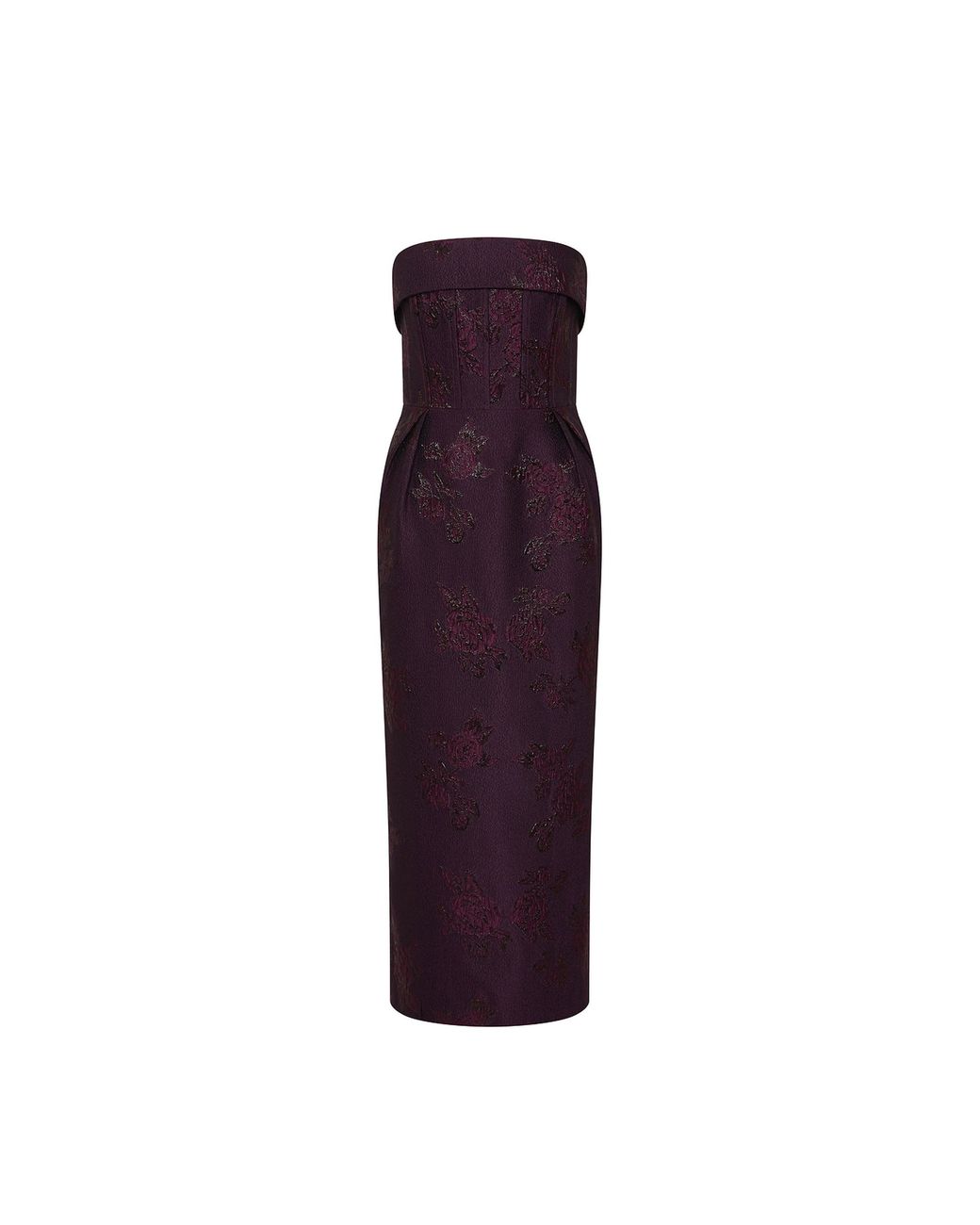 Rebecca Vallance Afina Midi Dress in Purple | Lyst UK