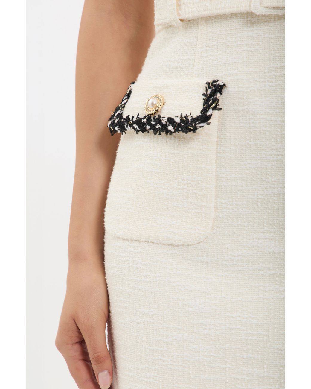 Rebecca Vallance White Jacquie Midi Dress