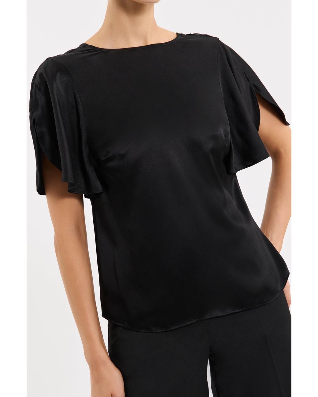 Rebecca Vallance Black Alina Top