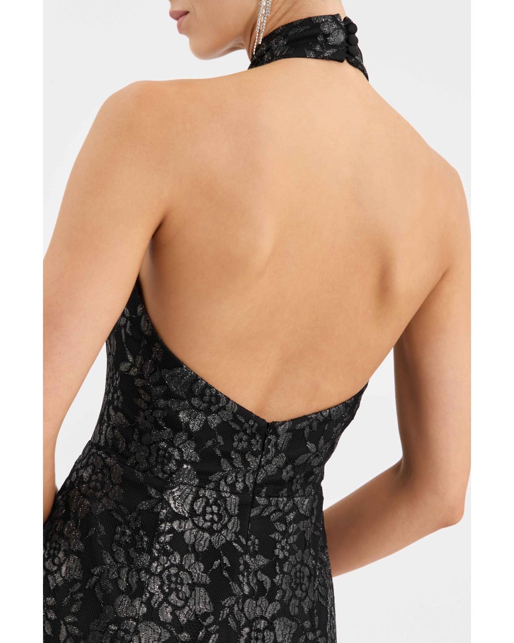Rebecca Vallance Black Francaise Midi Dress