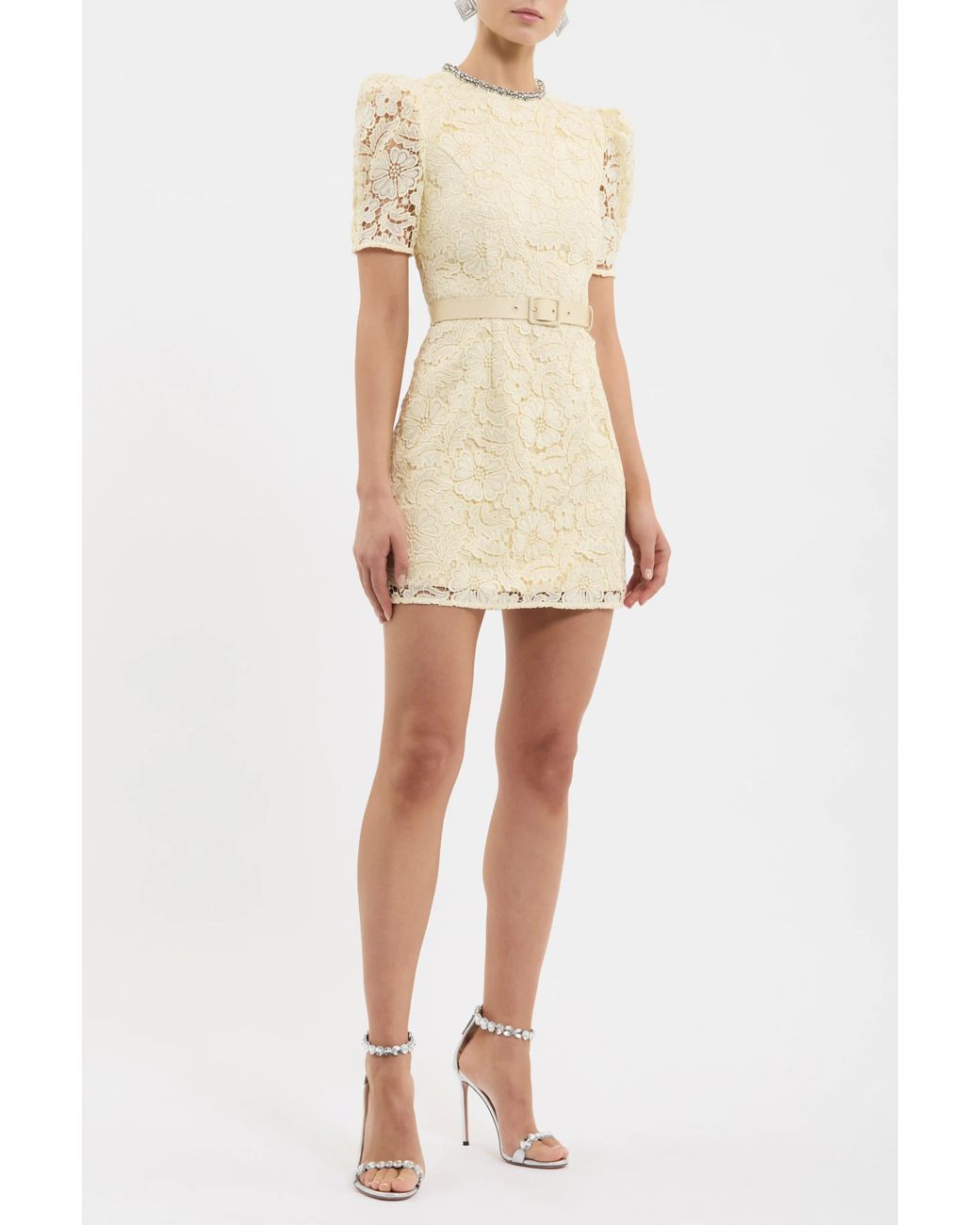 Rebecca Vallance Yellow Citrine Mini Dress