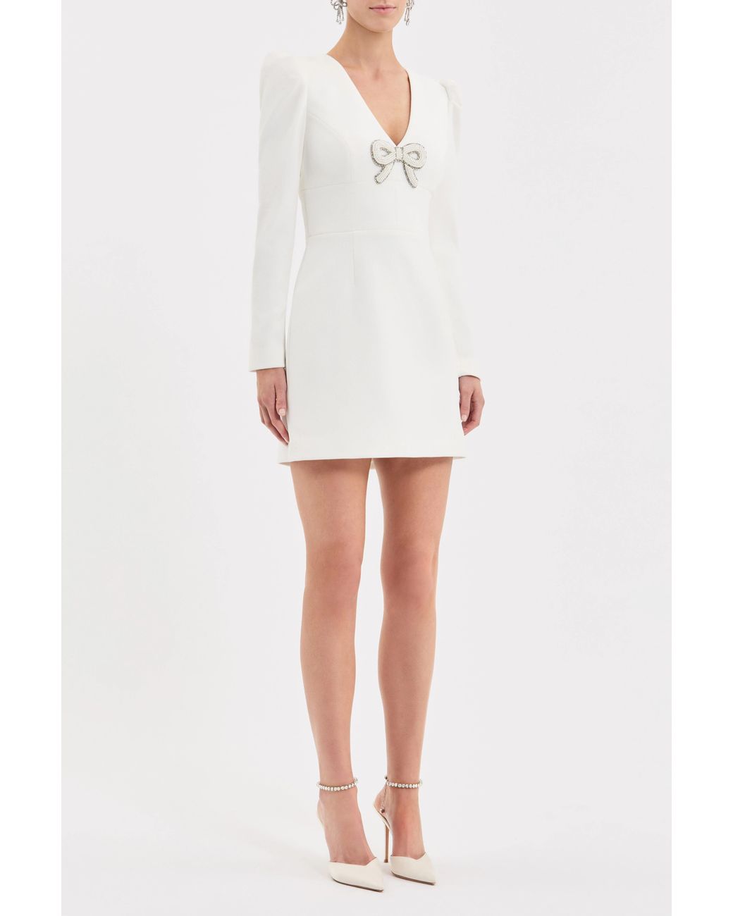 Rebecca Vallance White Dreamer Mini Dress