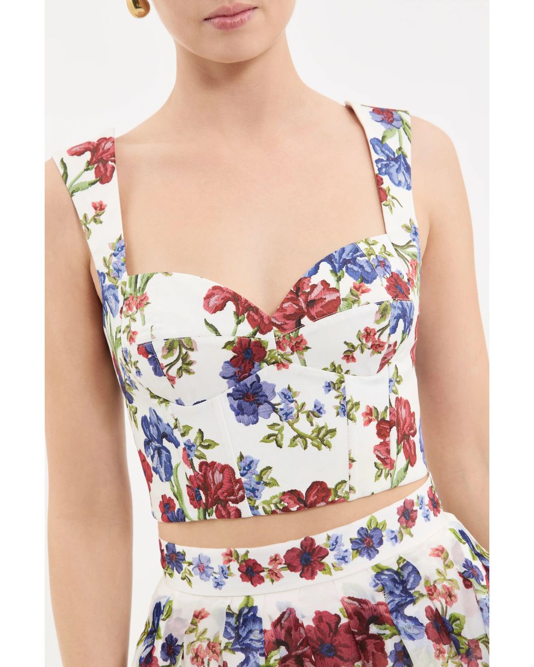 Rebecca Vallance Multicolor Highgrove Bodice Top