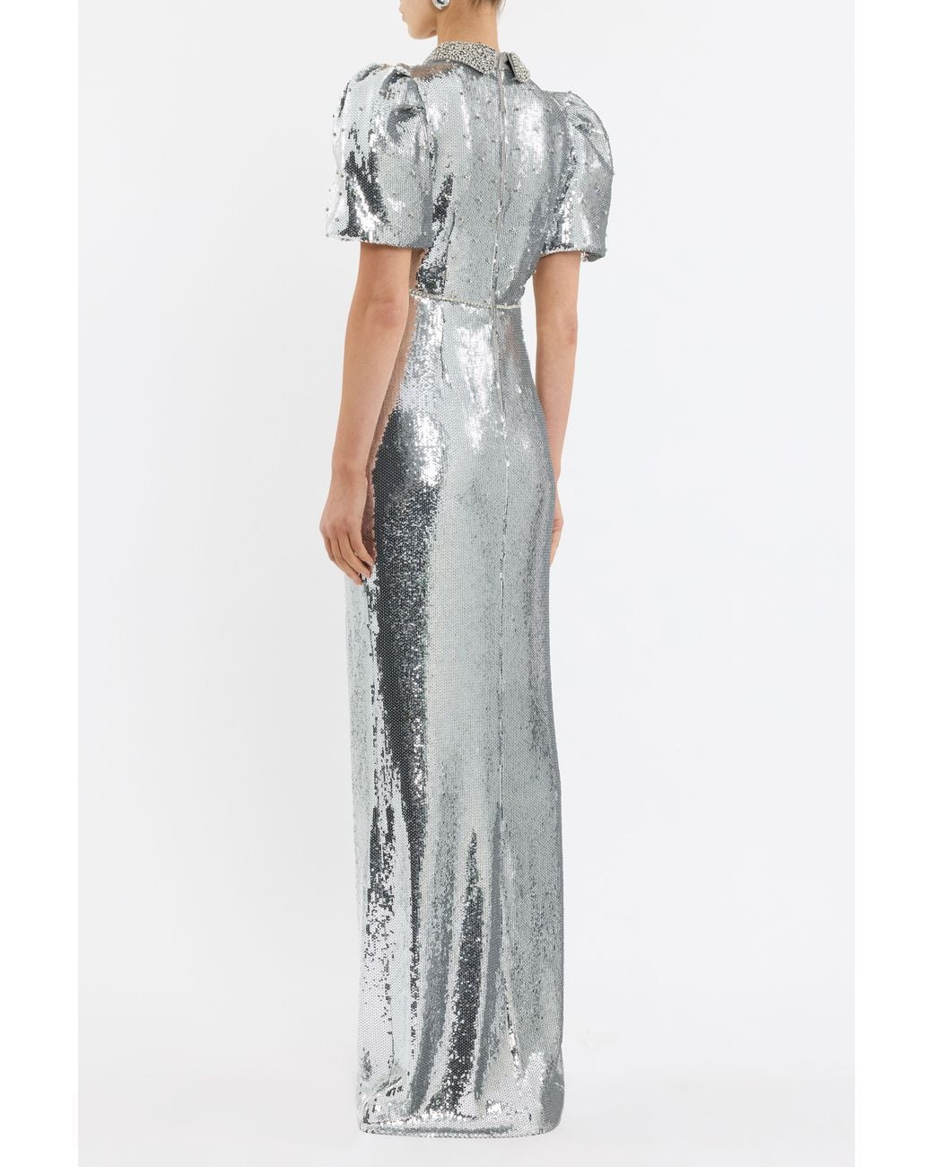 Rebecca Vallance White Olympia Short Sleeve Gown