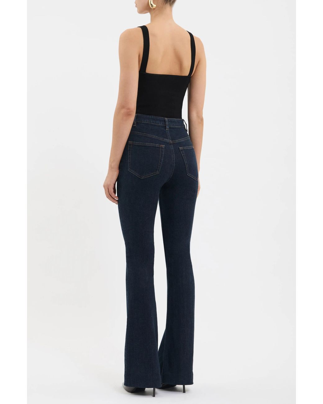 Rebecca Vallance Black Gisele Flare Jean