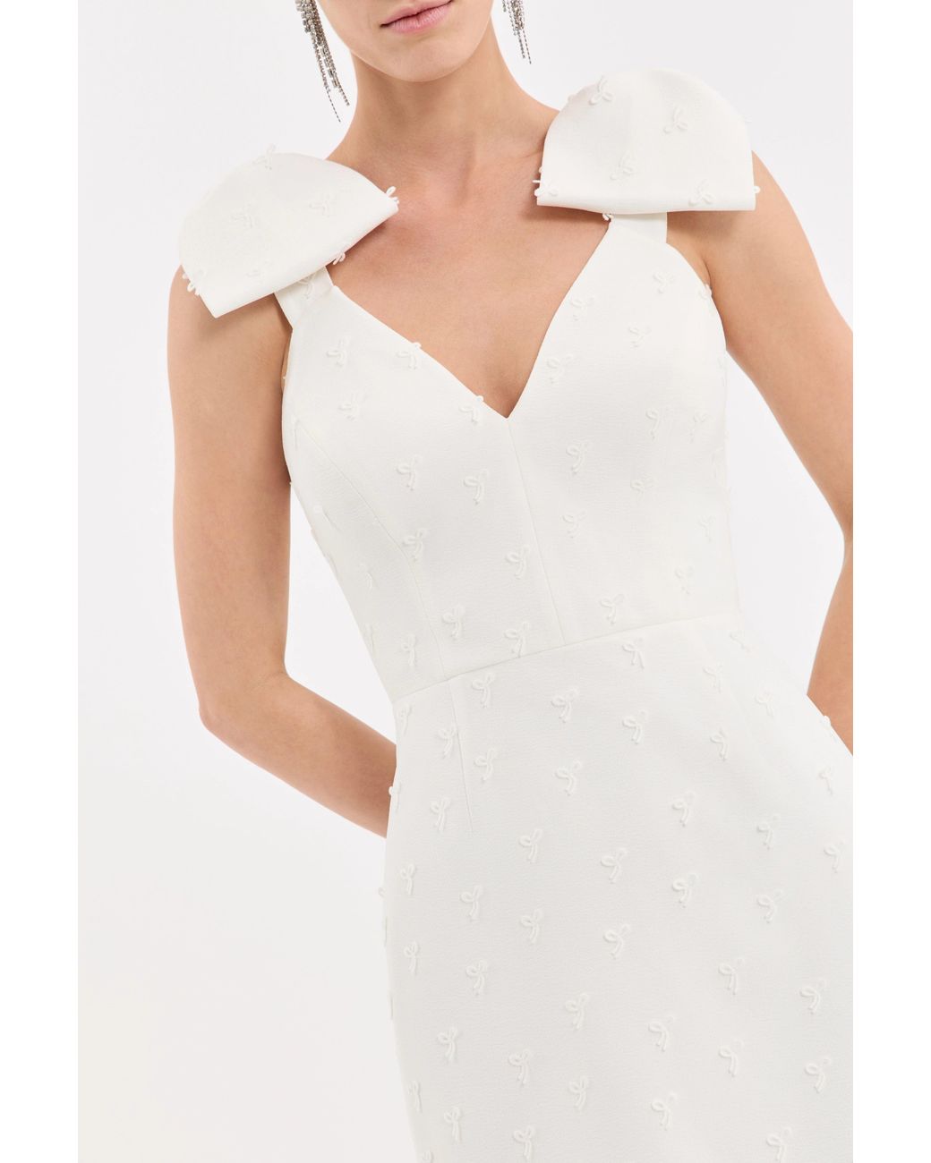Rebecca Vallance White Mariee Mini Dress
