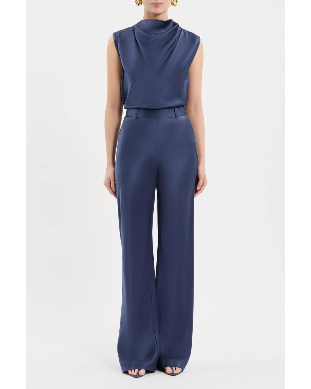 Rebecca Vallance Blue Montague Top