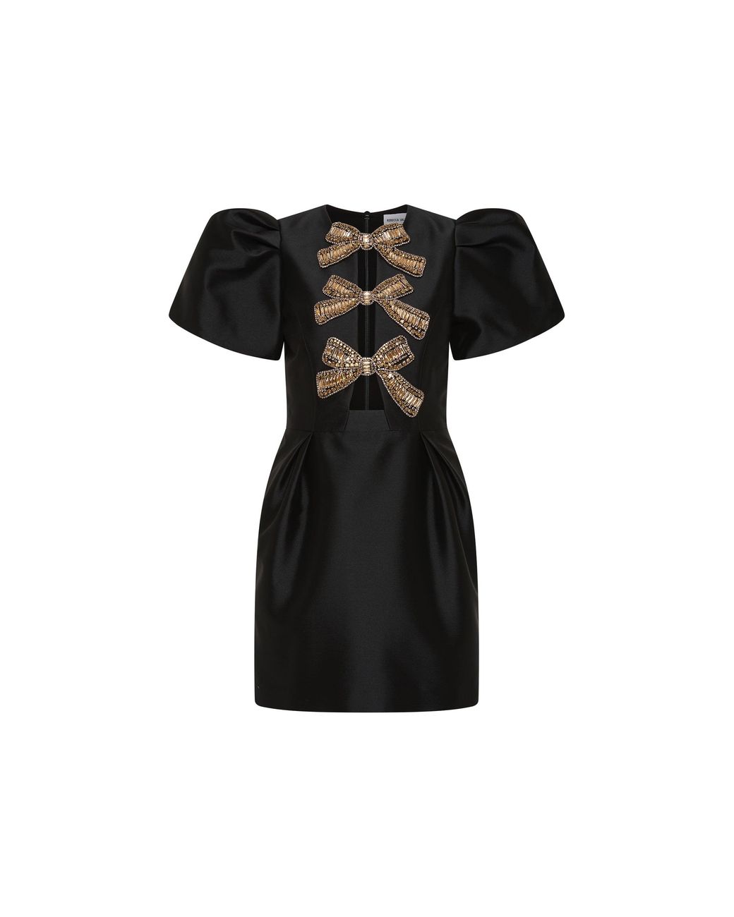 Rebecca Vallance Black Venus Mini Dress