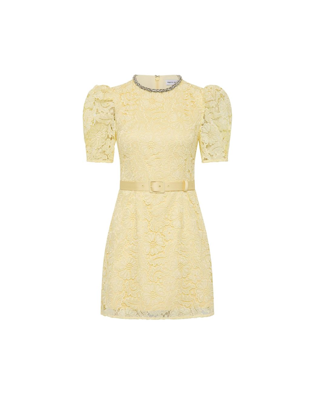 Rebecca Vallance Yellow Citrine Mini Dress