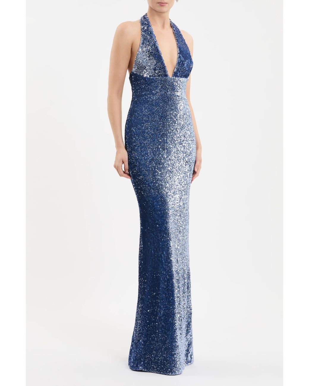 Rebecca Vallance Blue Cambridge Column Gown