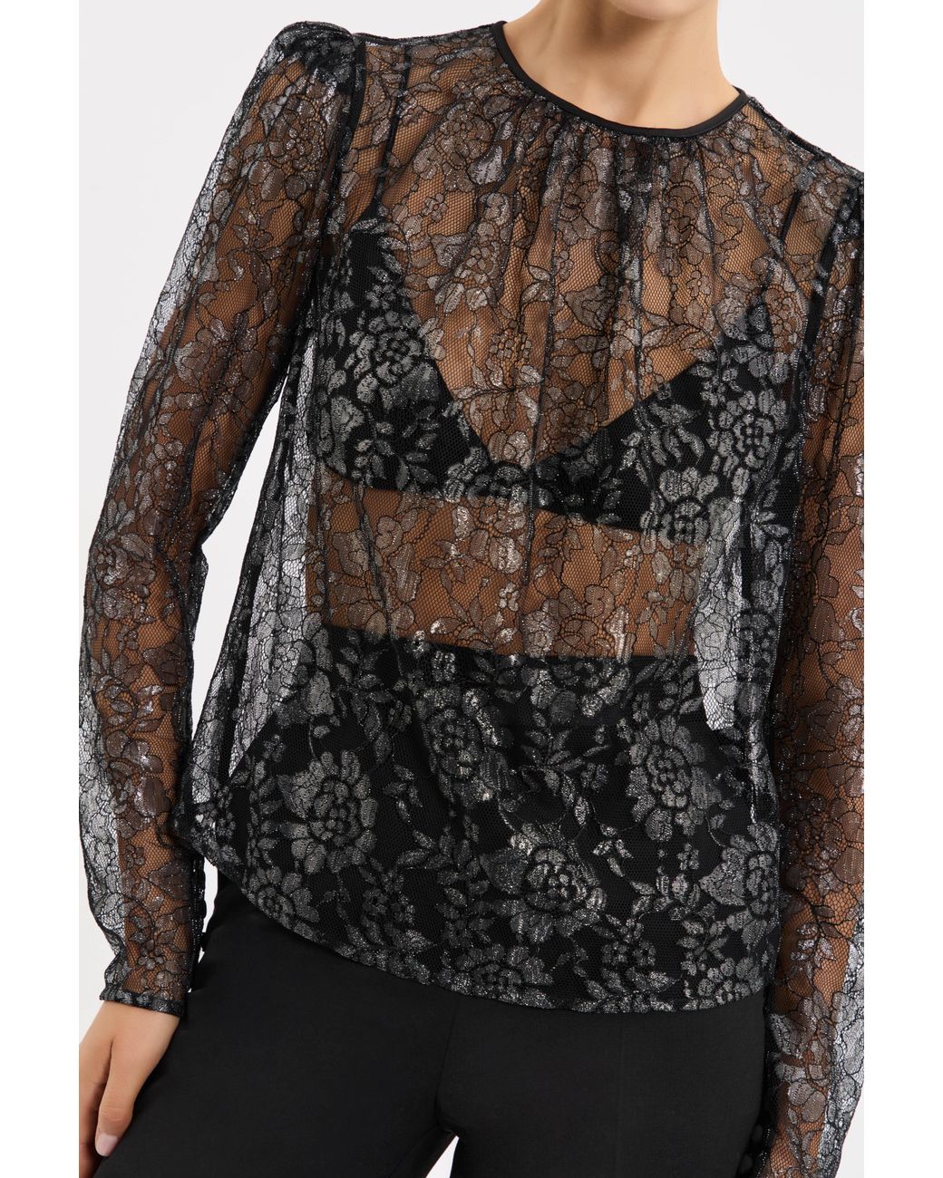 Rebecca Vallance Black Francaise Top