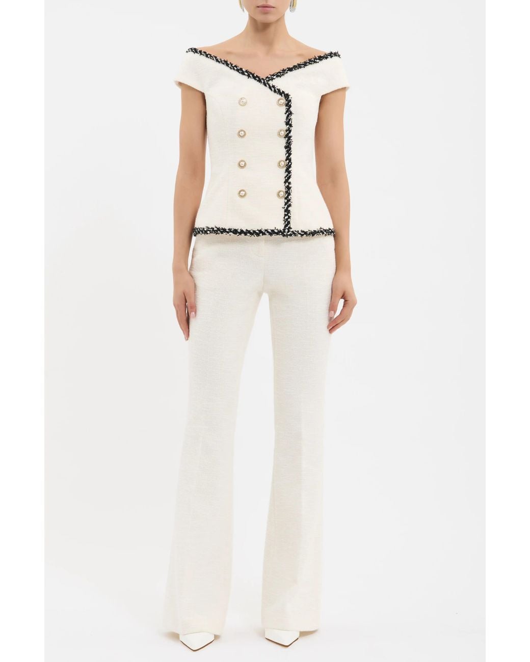 Rebecca Vallance Natural Jacquie Top