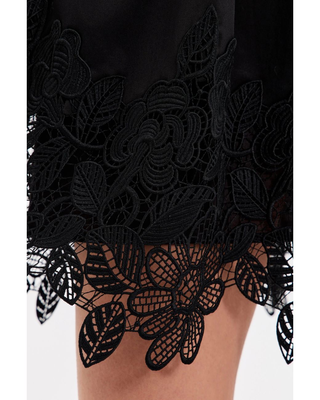 Rebecca Vallance Black Claribelle Long Sleeve Mini Dress