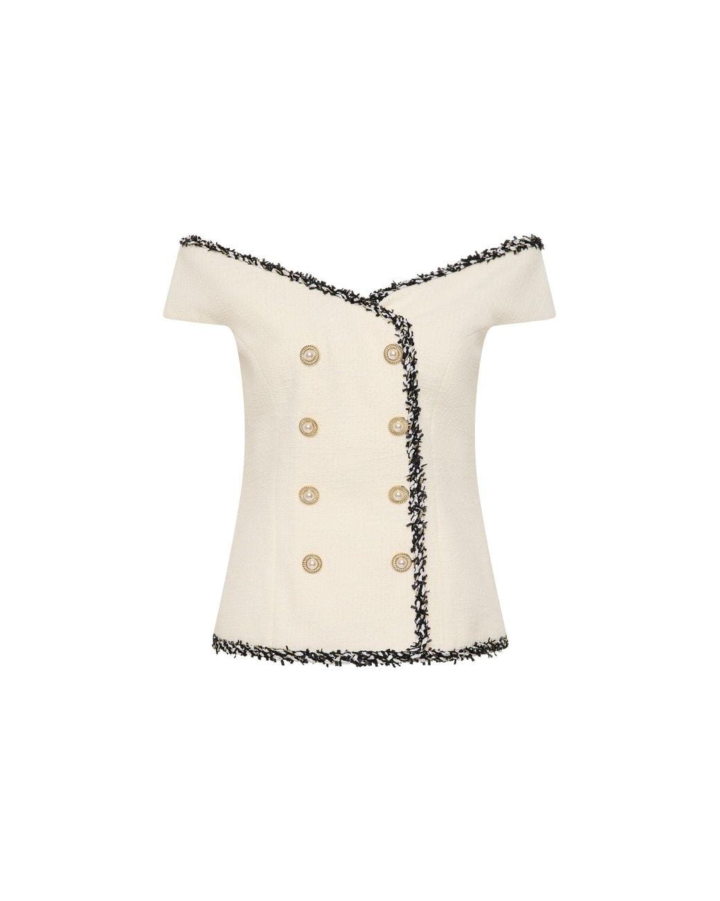 Rebecca Vallance Natural Jacquie Top