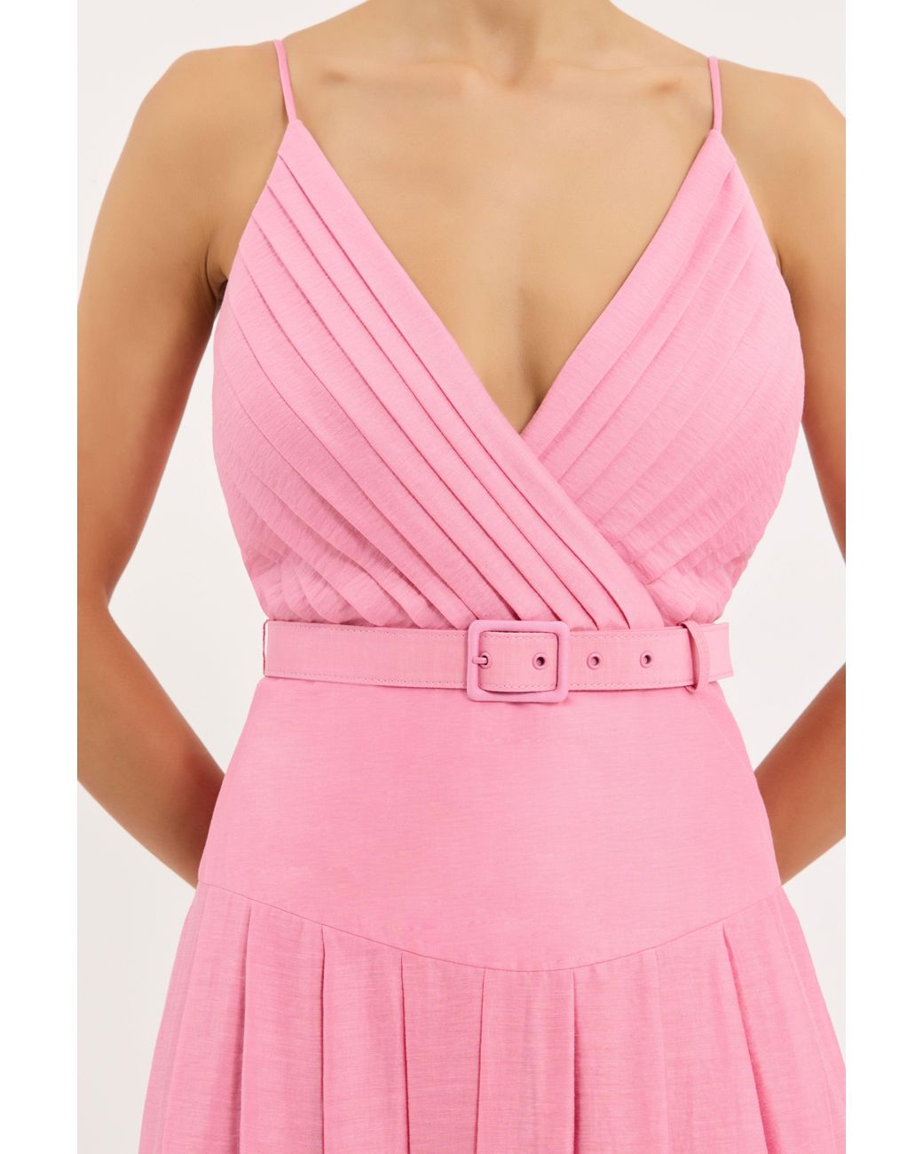 Rebecca Vallance Pink Petalite Maxi Dress