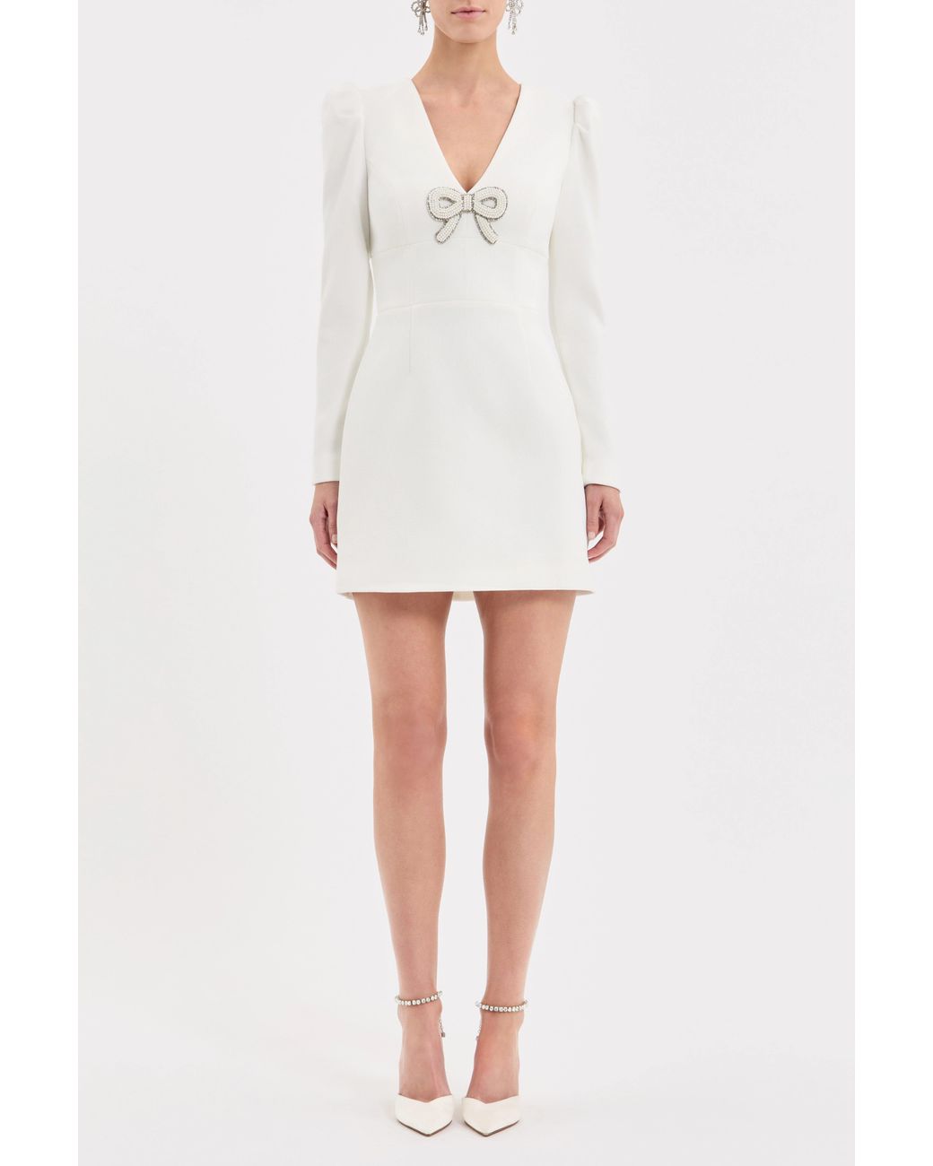Rebecca Vallance White Dreamer Mini Dress