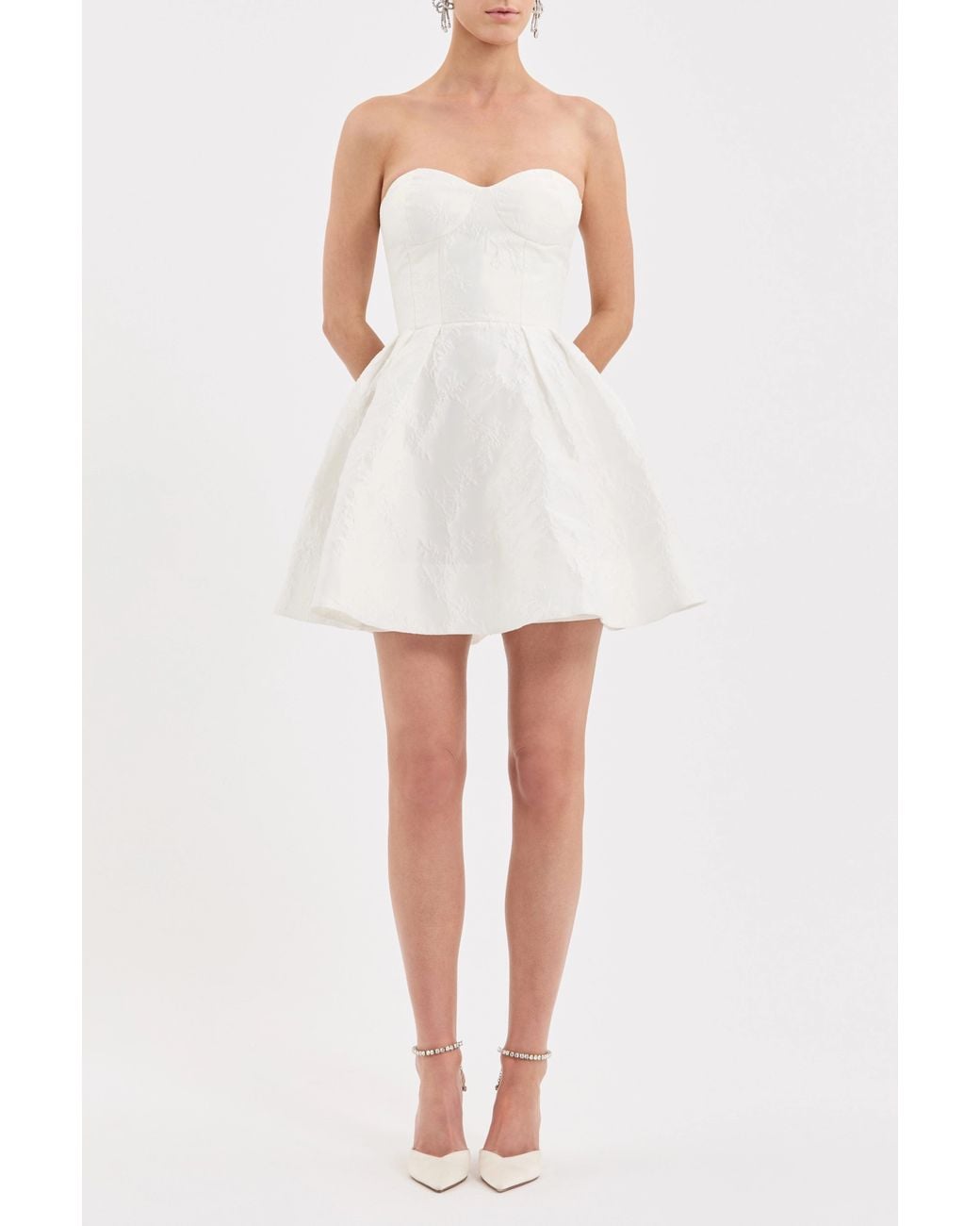 Rebecca Vallance White Revolution Mini Dress