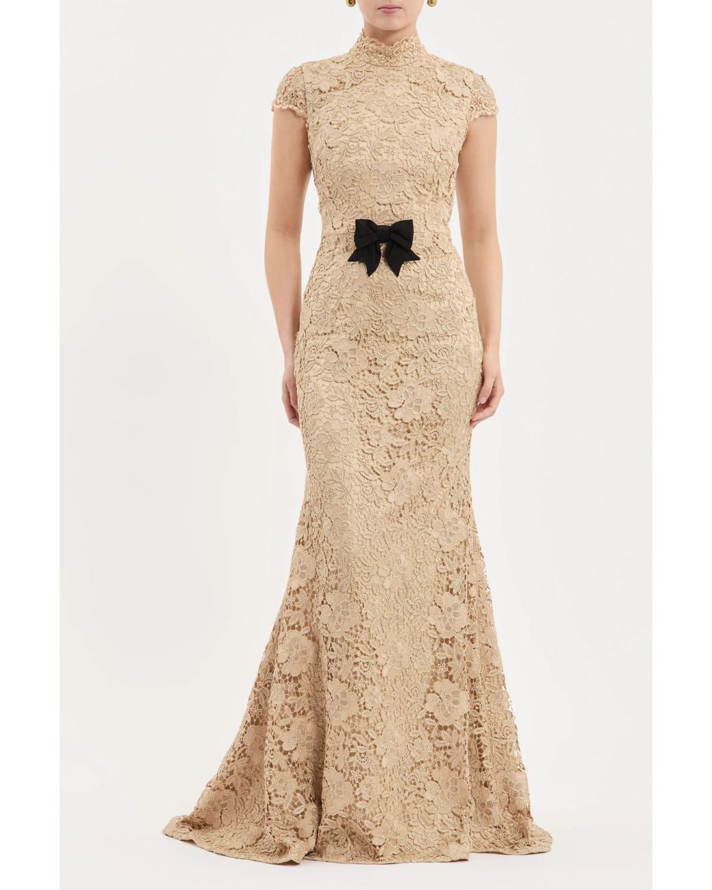 Rebecca Vallance White Nottingham Short Sleeve Gown