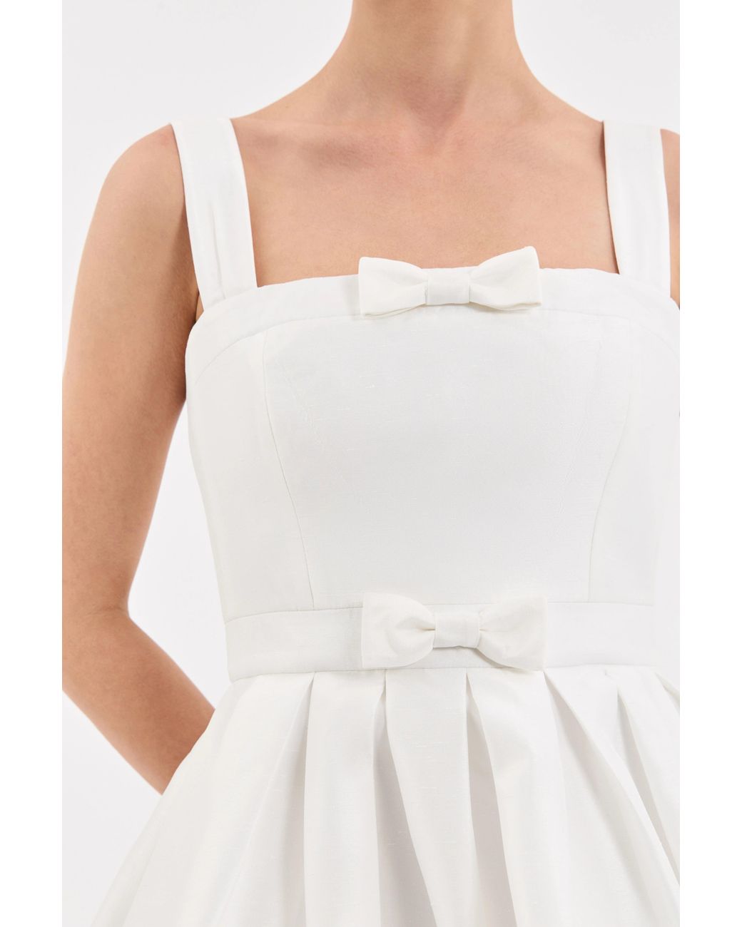 Rebecca Vallance White Louis Mini Dress