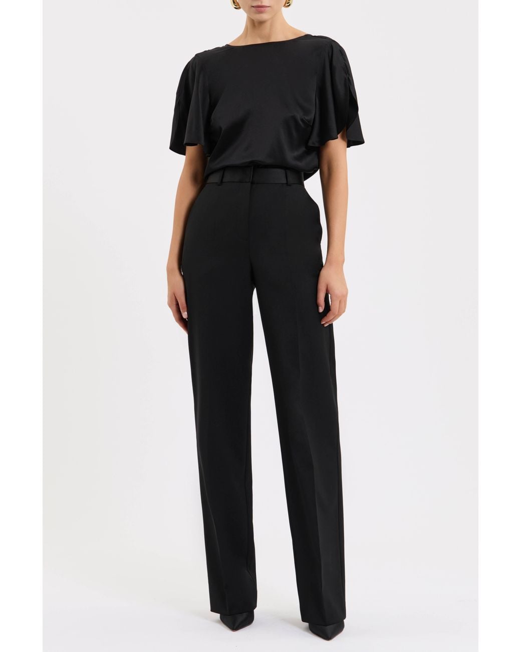 Rebecca Vallance Black Alina Top