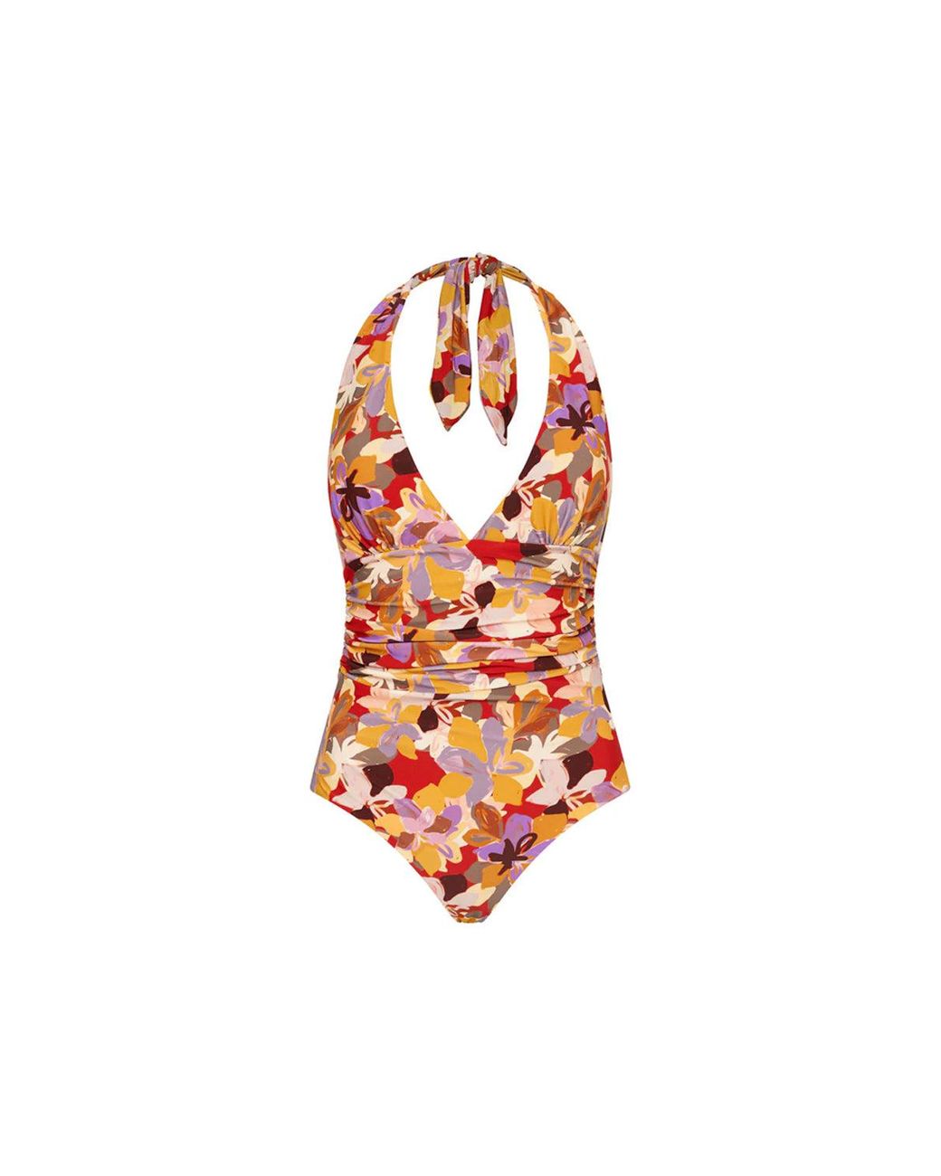 Rebecca Vallance White Santiago Halter One Piece