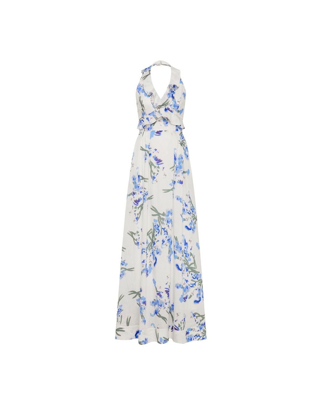 Rebecca Vallance White Bluebell Meadow Maxi Dress