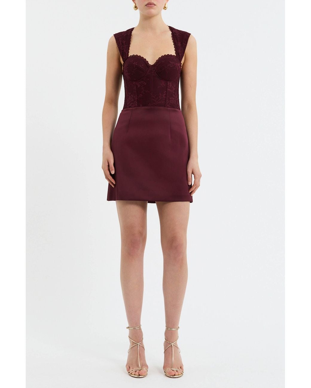 Rebecca Vallance Red Avalon Mini Dress