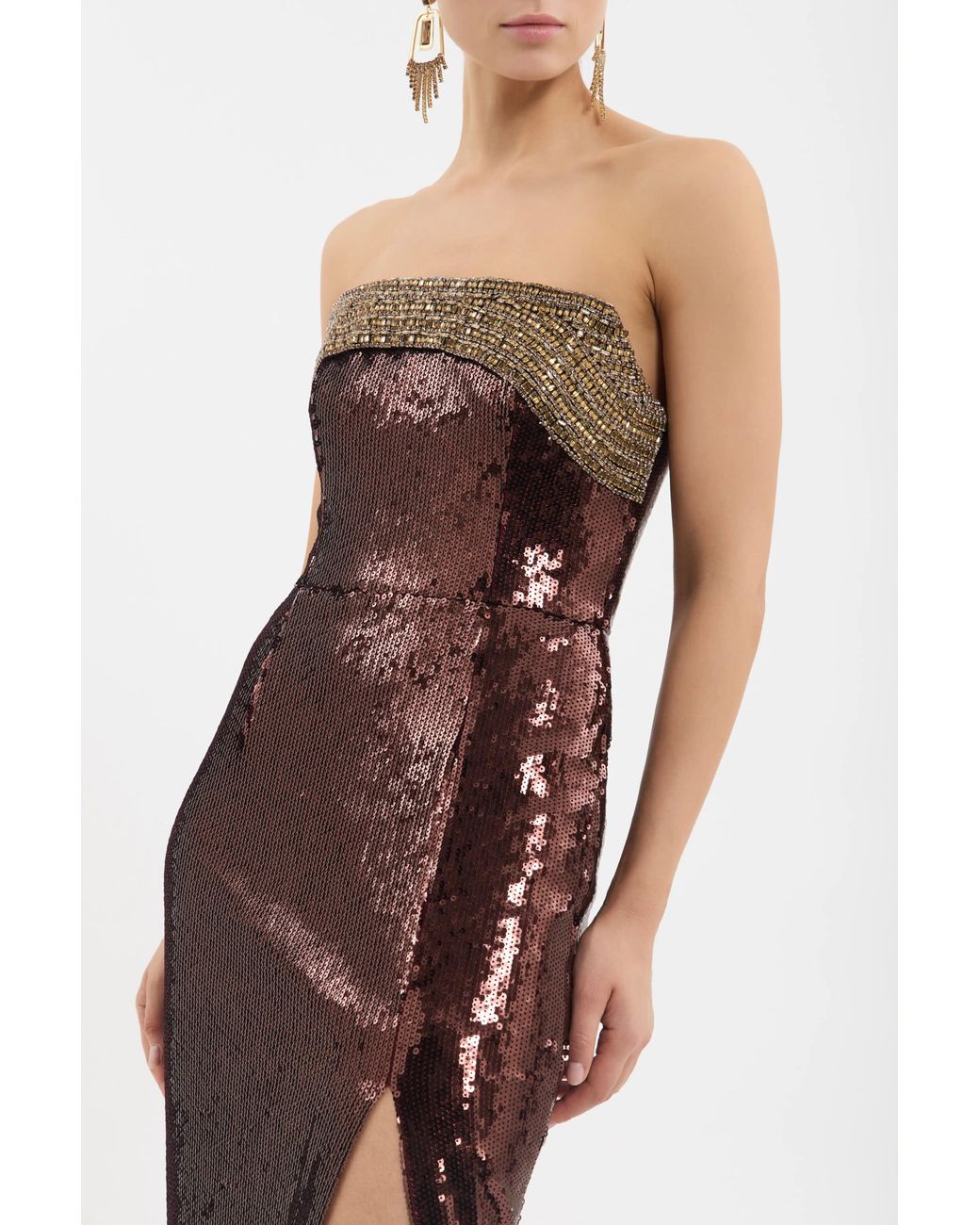 Rebecca Vallance Purple Glimmer Gown