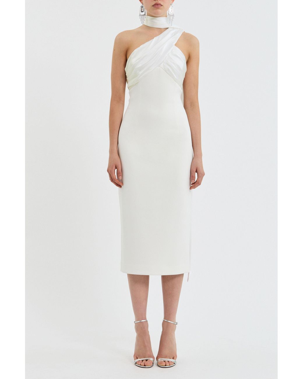 sachin and babi light blue dress Gloriana Halter Maxi Dress Green