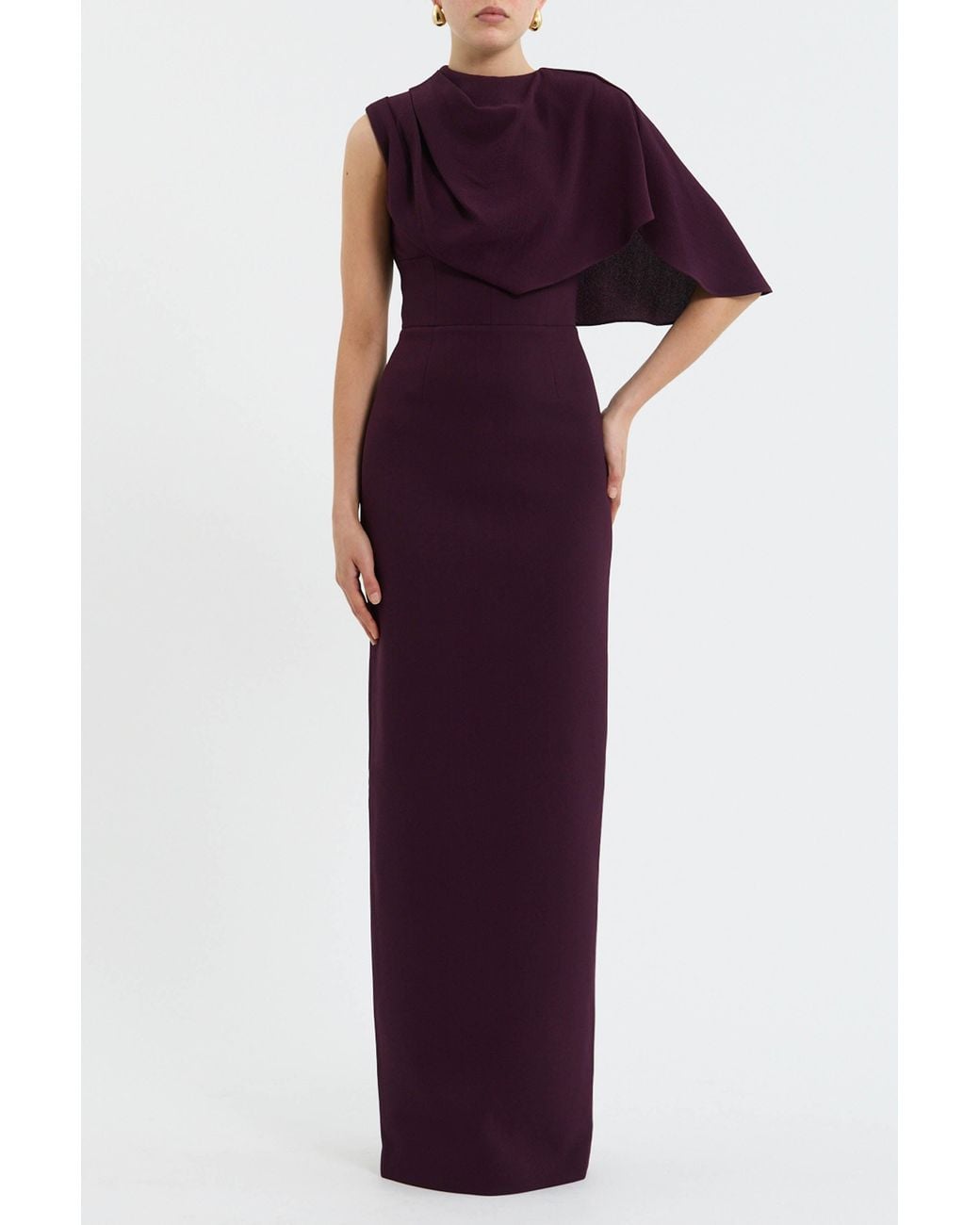 Rebecca Vallance Purple Syrah Gown