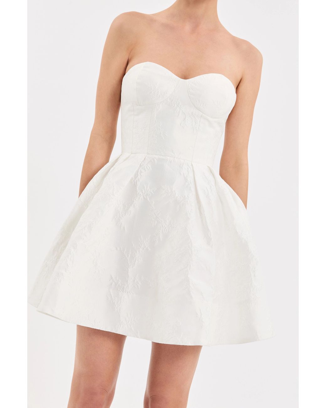 Rebecca Vallance White Revolution Mini Dress