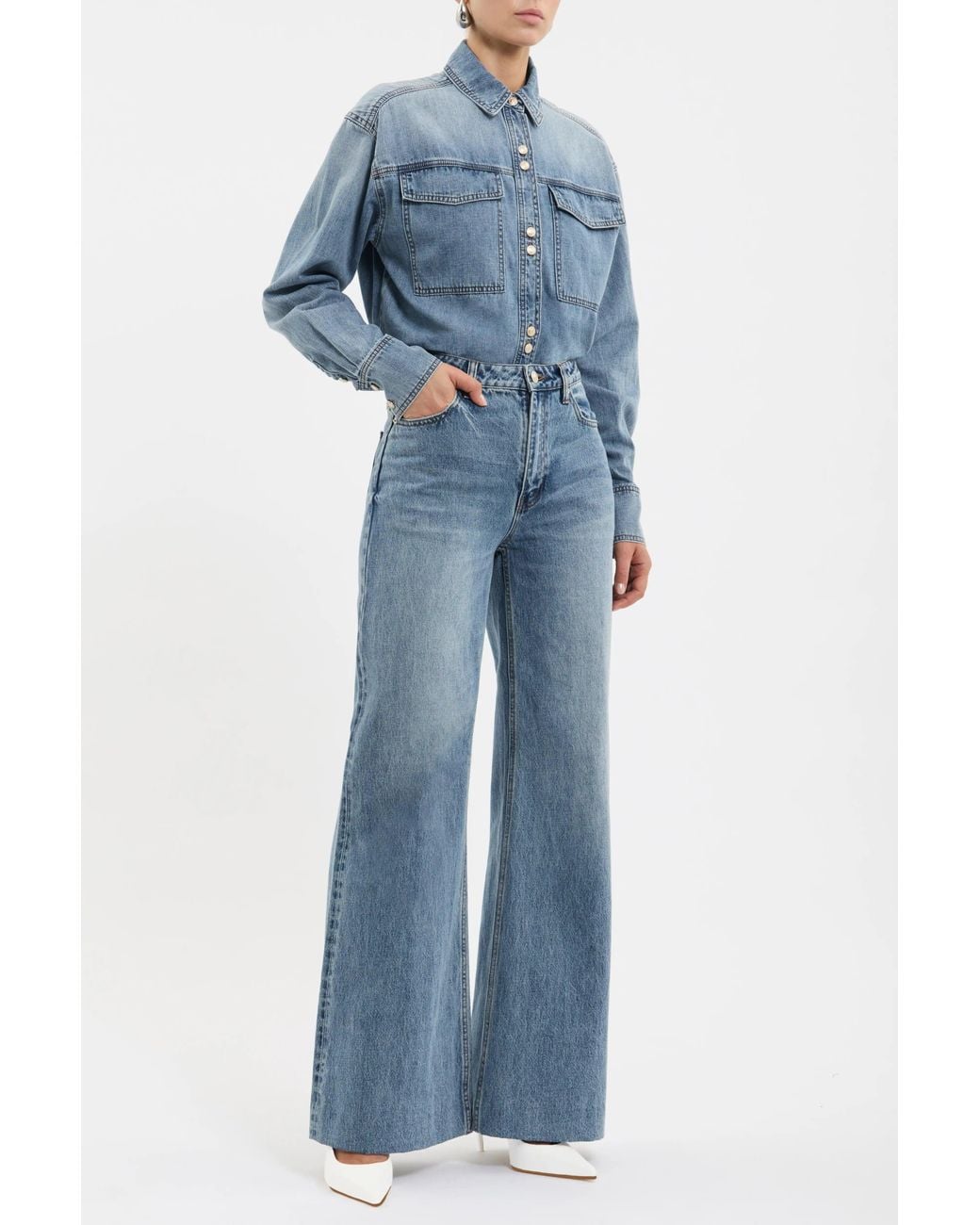 Rebecca Vallance Blue Kendall Shirt