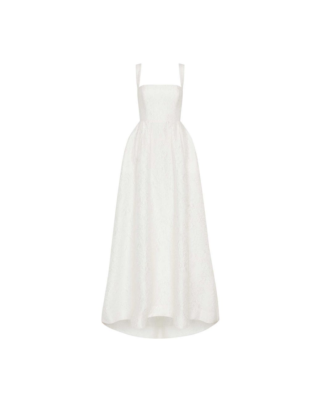 Rebecca Vallance White Esther Strap Gown