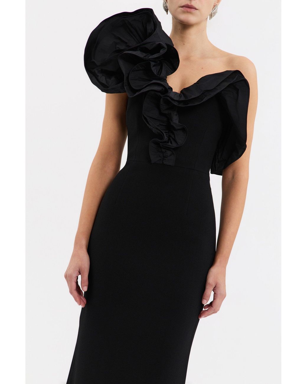 Rebecca Vallance Black Ella Gown