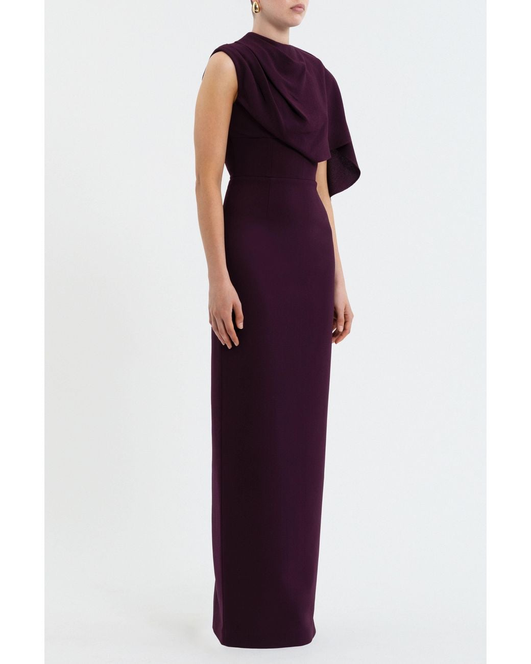 Rebecca Vallance Purple Syrah Gown