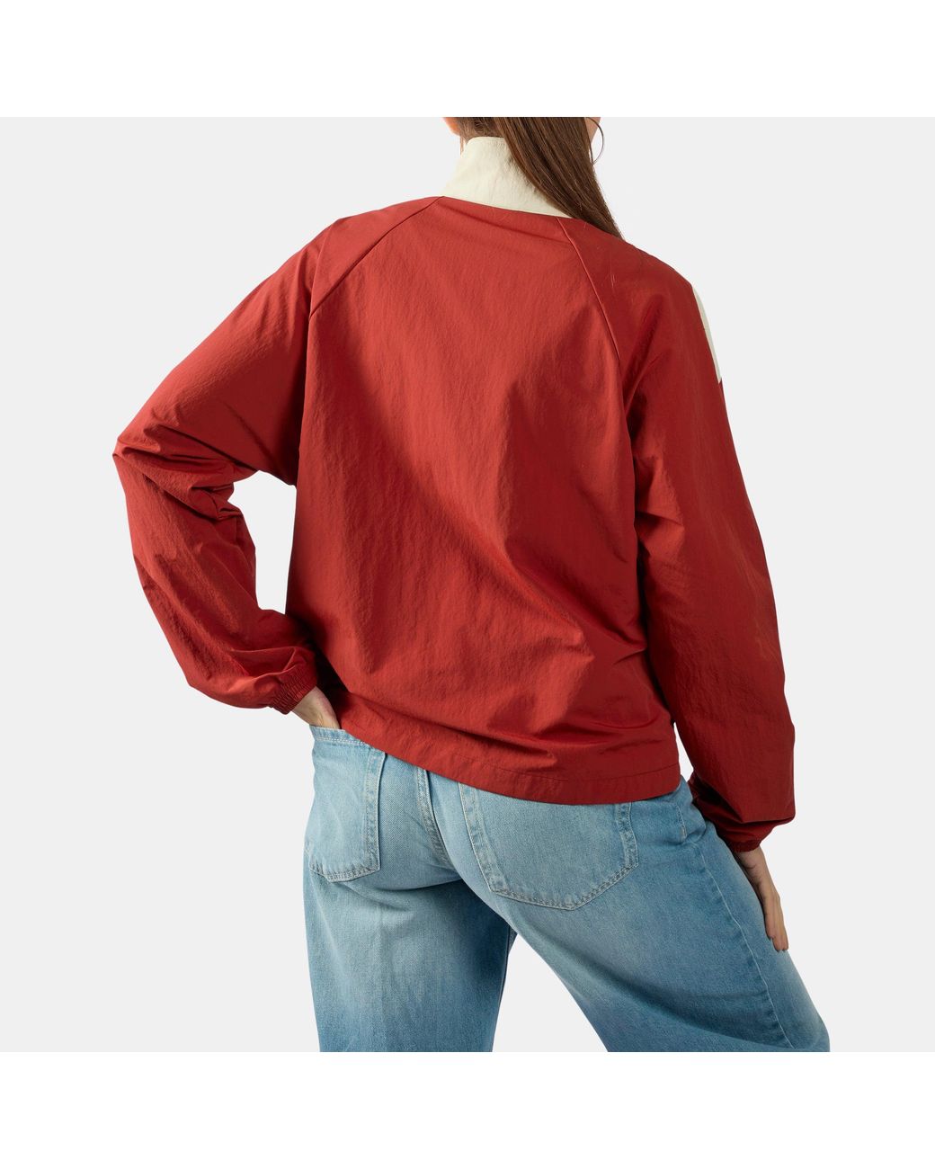 Reebok Red Icon Open Hem Track Top