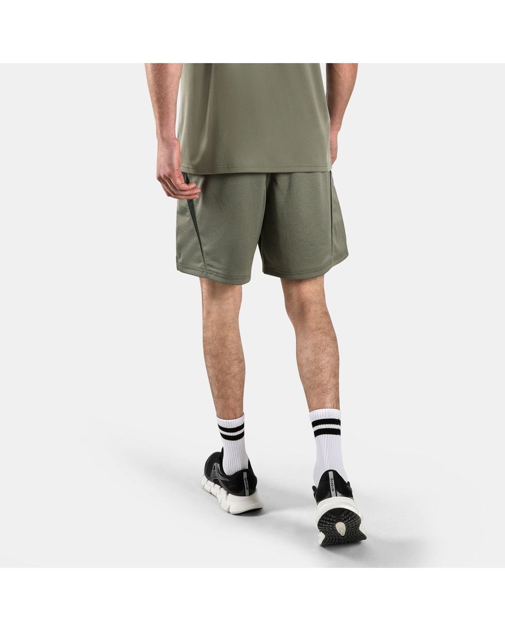 Reebok Green Rbk.Basketball Mesh Shorts