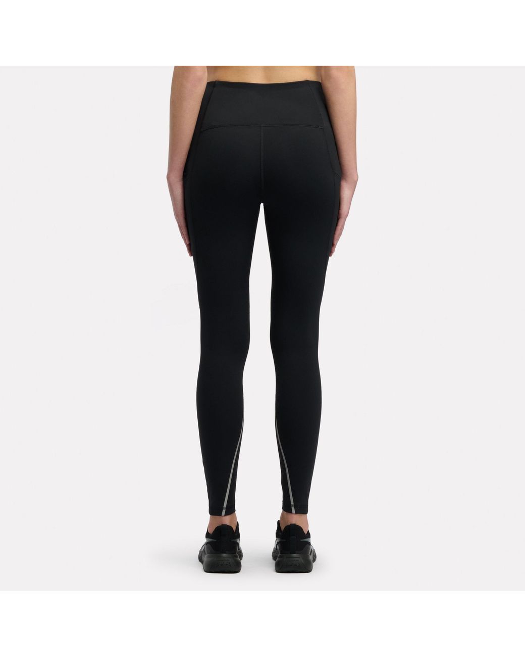 Reebok Black Lux Speed High-Rise Running Leggings