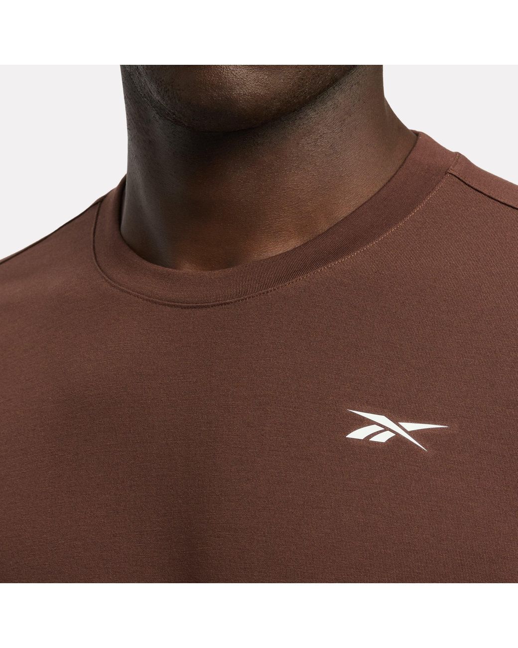 Reebok Brown Id Train Easy Fit T-Shirt