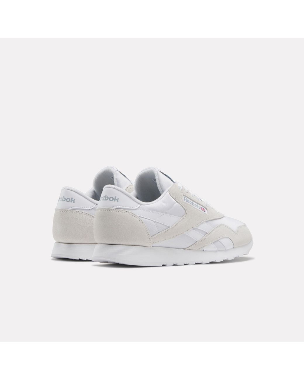 Reebok White Classic Nylon Trainers for men
