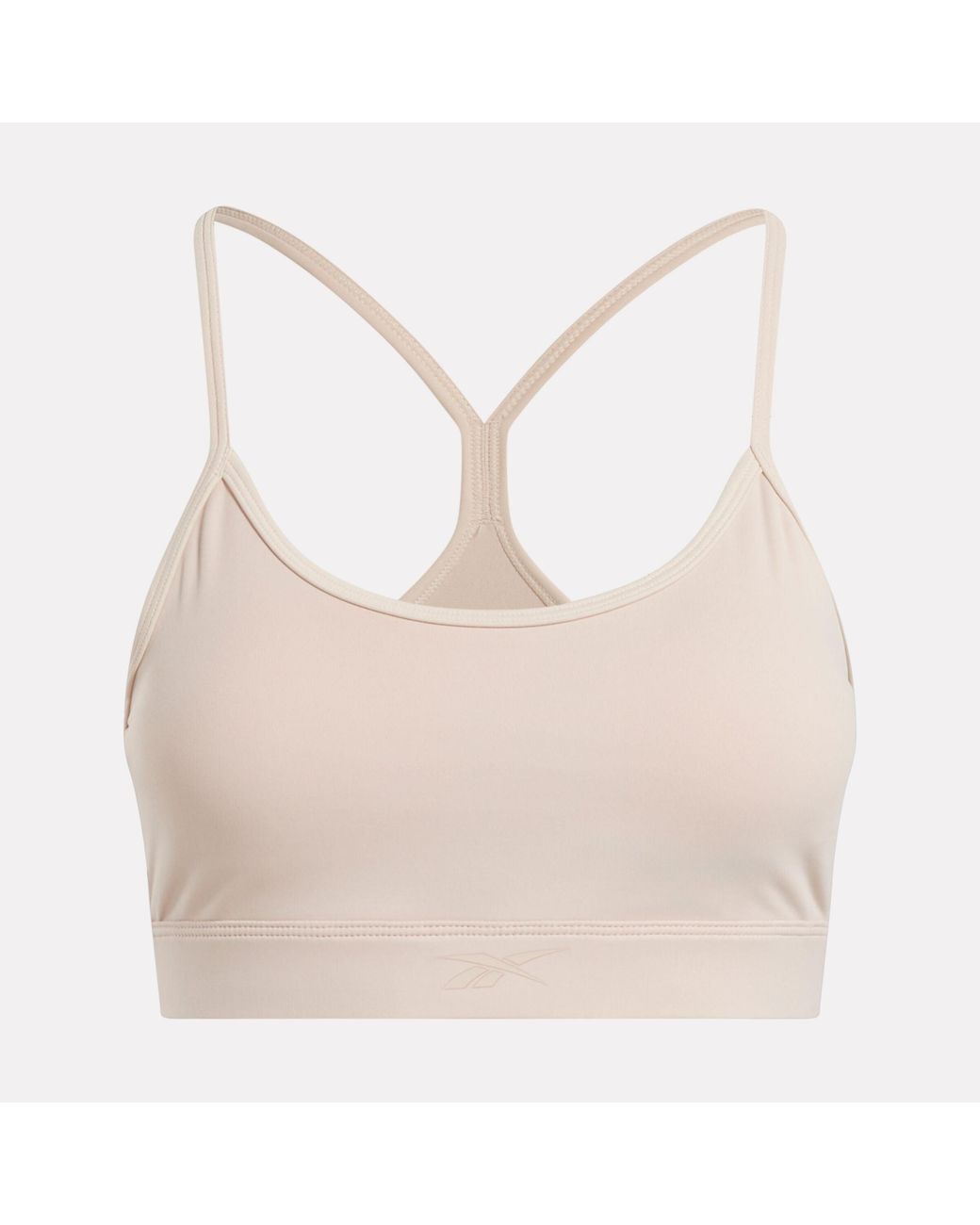 Reebok Brown Lux Strappy Sports Bra