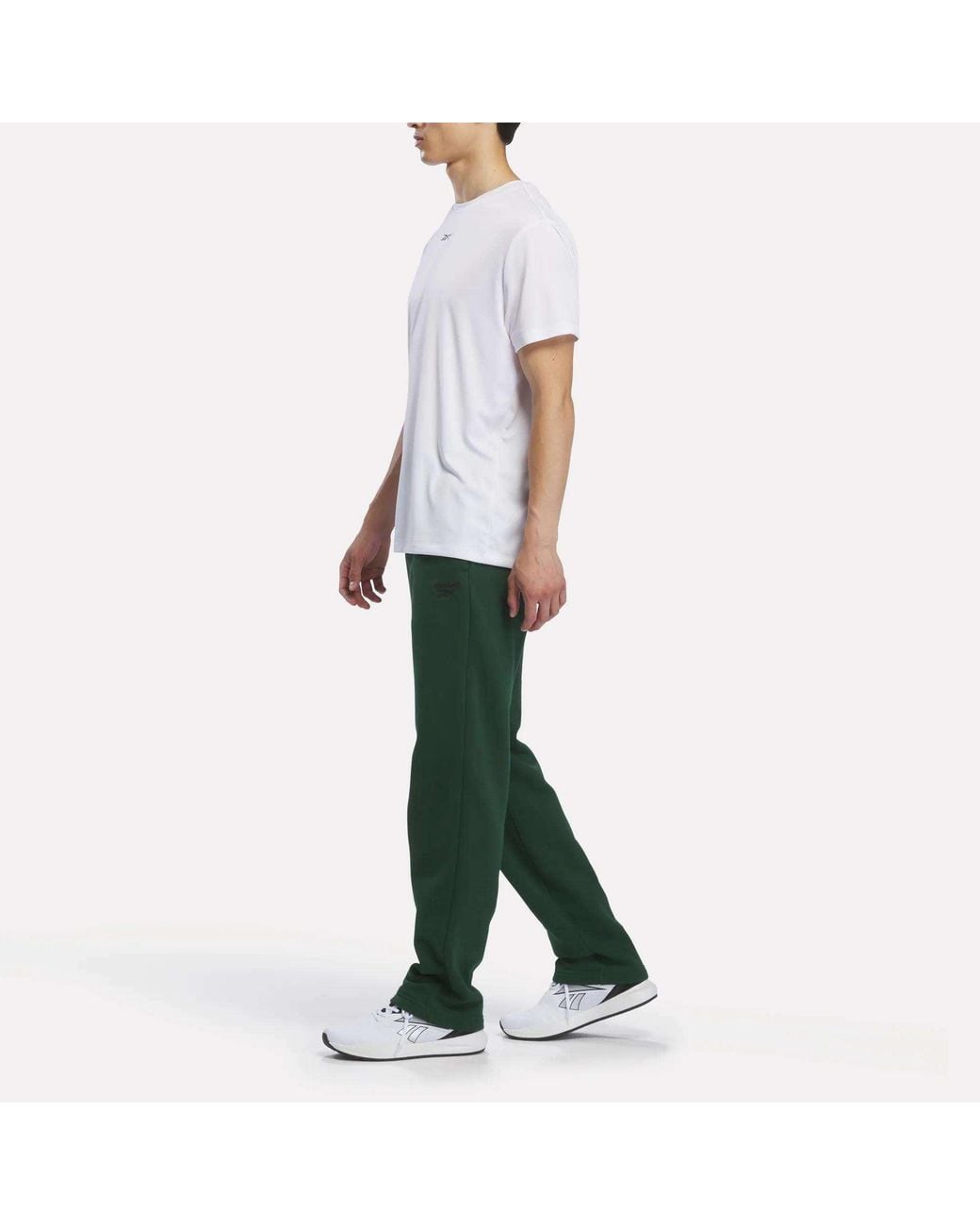 Reebok Green Open Hem Pants for men