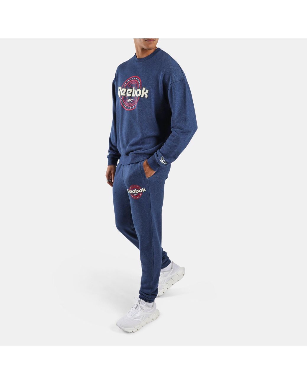 Reebok Blue Id Crew Sweatshirt